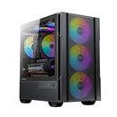 Okinos Cypres 3 Argb Micro Atx Case 4 × 120Mm Argb Non Pwm Case Fans