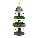 Cat Christmas Tree With Cozy Condo For Indoor Kittens Green