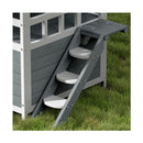 Cat House Outdoor Wooden Shelter Rabbit Hutch Condo Small Dog Pet House