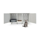 Cat Litter Box Enclosure Tv Stand With Scratching Board