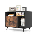 Cat Litter Box Enclosure With Scratching Pad