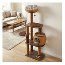 Cat Tree Multi Level Cat Tower With Cat Condo And Top Perch Brown