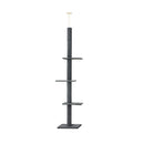 Cat Tree Scratching Post Tower Scratcher Floor To Ceiling Cats Bed 290Cm