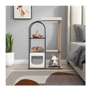 118 Cm Tall Cat Tree Tower Top Perch Cat Bed With Metal Frame