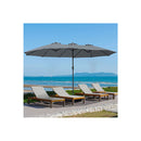 Double Sided Patio Umbrella Outdoor Base Stand