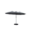 Double Sided Patio Umbrella Outdoor Base Stand