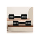 Pair Of Adjustable Dumbbells Black