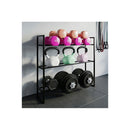 Dumbbell Rack 3 Tier Weight Stand Holder Home Gym 270Kg
