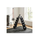 Dumbbells Rack 5 Pair Stand Home Gym Storage 80Kg