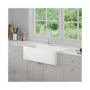 Ceramic Single Basin Kitchen Sink With Strainer Plug