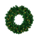 Chadwick Green Pre Lit Christmas Wreath 61Cm