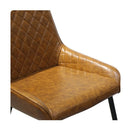 Dining Chairs X 4 Padded Seat Pu Faux Leather