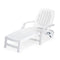 Outdoor Chaise Lounge Chair With Adjustable Backrest