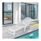 Outdoor Chaise Lounge Chair With Adjustable Backrest