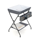 Folding Baby Change Table With Storage Basket Shelf For Infant Toddler