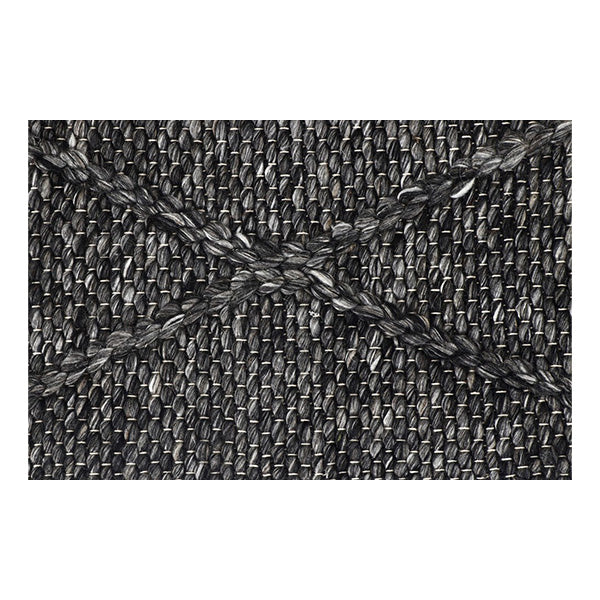 Charcoal Braided Decorator Rug 160Cmx230Cm