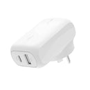 Belkin Boostcharge 42W Usb C Pd 3 Pps Dual Wall Charger White