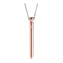 Charmed 7x Vibrating Necklace Rose Gold Usb Rechargeable