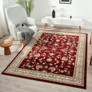 Chattels Flowery Red Rug
