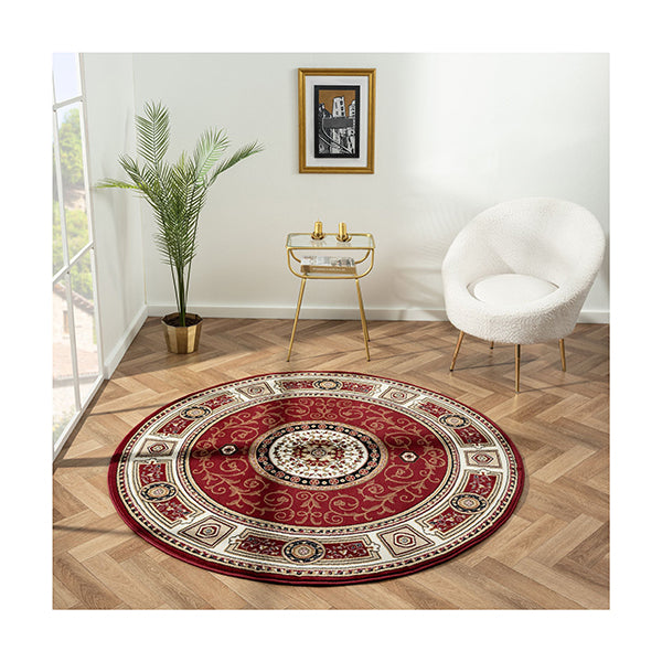 Chattels Red Round Rug – Simply Wholesale