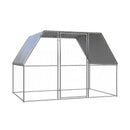 Chicken Cage Silver And Grey 3X2X2 M Galvanised Steel