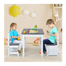 Children Activity Table With 2 Chairs And 1 Storage Bench