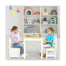 Children Activity Table With 2 Chairs And 1 Storage Bench