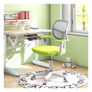 Children Study Computer Chair Adjustable Height Lumbar Support Green