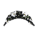 Christmas Arch With Led Lights Black 90 Cm Pvc