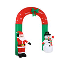 Christmas Archway Inflatable With Led Lights