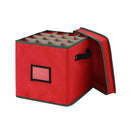 Christmas Baubles Storage Box 64 Dividers Xmas Ornaments Container