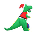 Christmas Dinosaur Inflatable With Led Lights