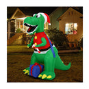 Christmas Dinosaur Inflatable With Led Lights