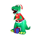 Christmas Dinosaur Inflatable With Led Lights