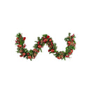 Christmas Garland Berries And Baubles