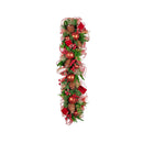 Christmas Garland Berries And Baubles