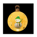 Christmas Inflatable Ball 60Cm Led Illuminated Snowman Xmas Decor