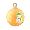 Christmas Inflatable Ball 60Cm Led Illuminated Snowman Xmas Decor