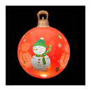 Christmas Inflatable Ball 60Cm Led Illuminated Snowman Xmas Decor