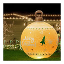 Christmas Inflatable Ball 60Cm Led Illuminated Xmas Decoration
