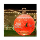 Christmas Inflatable Ball 60Cm Led Illuminated Xmas Decoration