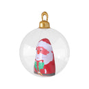 Christmas Inflatable Ball 60Cm Santa Decoration Giant Bauble Clear