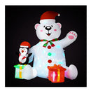 Christmas Inflatable Bear Height Led Outdoor Decorations Illuminated