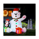 Christmas Inflatable Bear Height Led Outdoor Decorations Illuminated