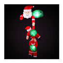 Christmas Inflatable Climbing Santa Led Decorations Illuminated