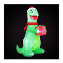 Christmas Inflatable Dinosaur Height Led Decorations Illuminated