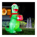 Christmas Inflatable Dinosaur Height Led Decorations Illuminated