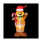 Christmas Inflatable Gingerbread Man Led Decorations Illuminated