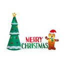 Christmas Inflatable Gingerbread Man Tree Led Illuminated Decorations