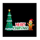 Christmas Inflatable Gingerbread Man Tree Led Illuminated Decorations